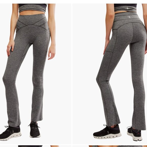 Free People Mountain Blazing Pocket Flare Leggings Size Small - Picture 1 of 12